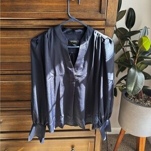 Banana Republic Factory Midnight Blue Blouse